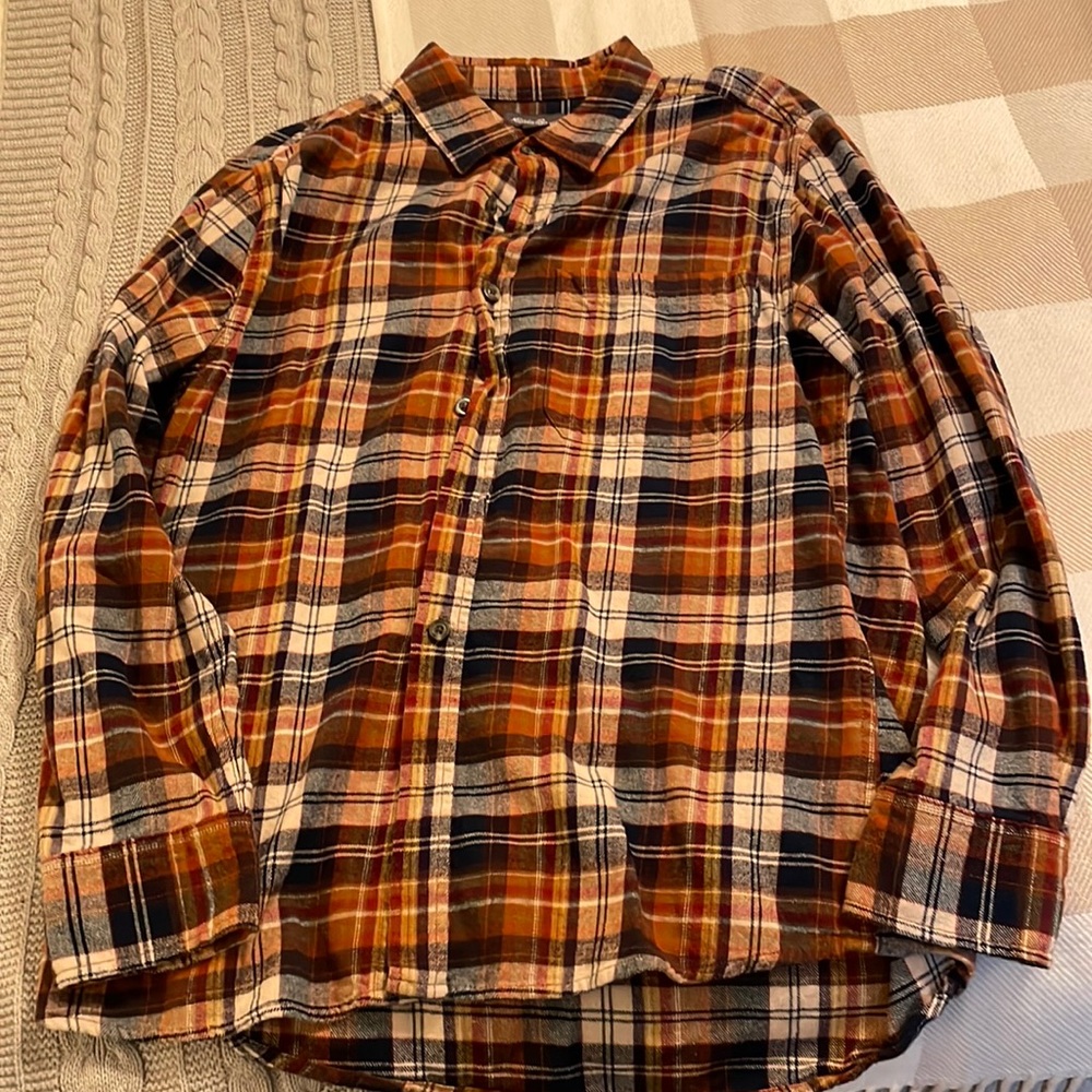 Eddie Bauer mens medium flannel shirt